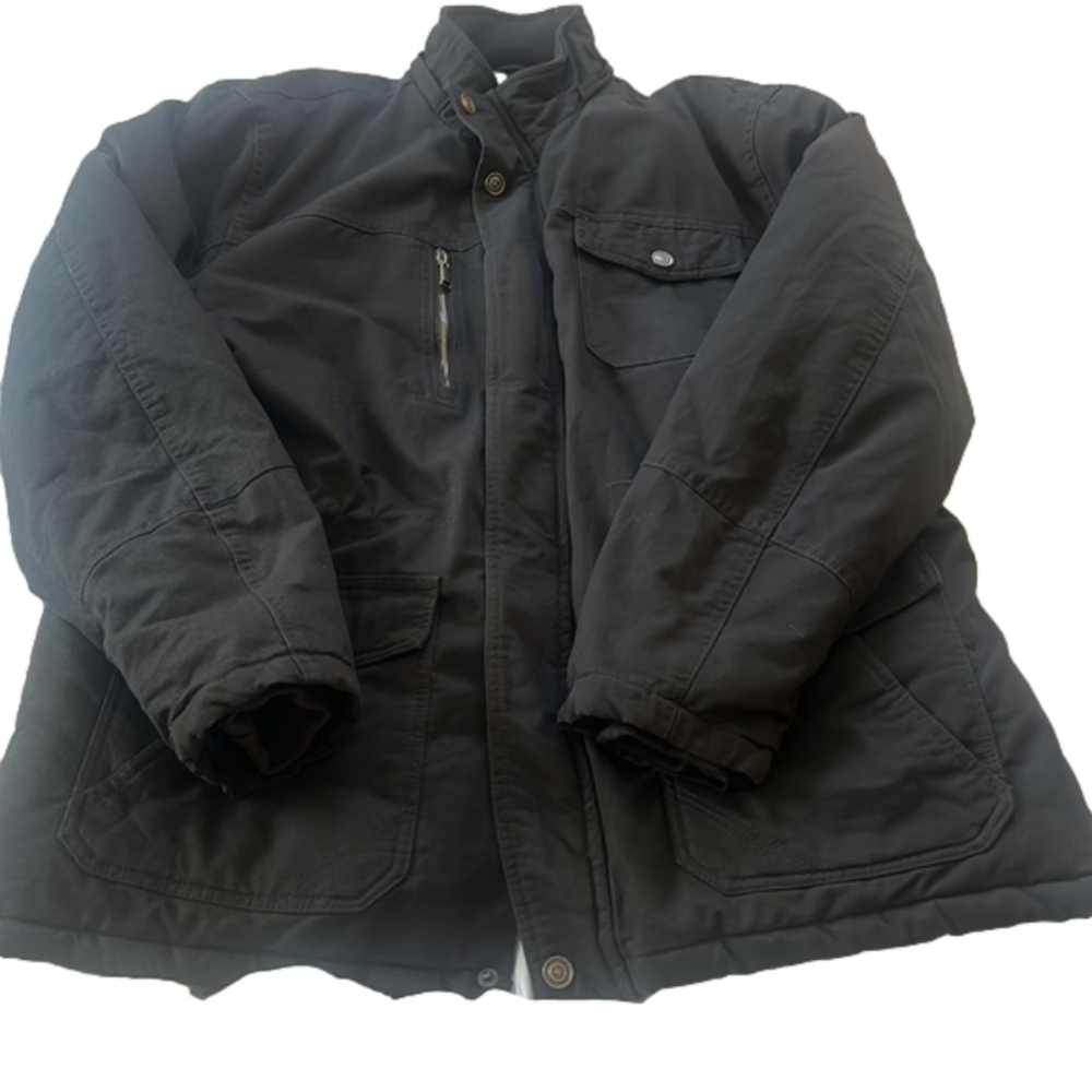 Uoiuxc sz US2XL. Pile lined, zip up jacket.  EUC. MULTIPLE POCKETS